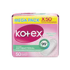 KOTEX PROTECTOR DIARIO ANTIBAC. 1*50