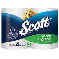 PAPEL SCOTT VERDE DOBLE HIGIENE