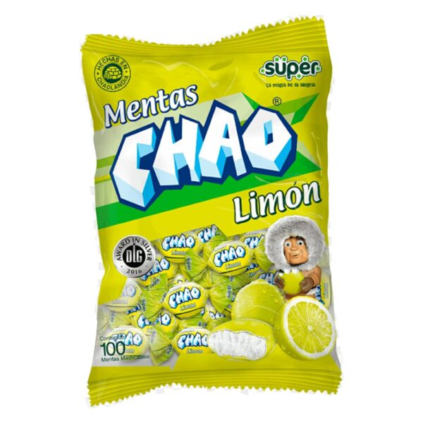 CARAMELO CHAO LIMON 100 UND 380G