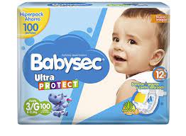 PAÑALES BABYSEC ULTRA 3G 100UND