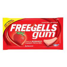 DISPLAY CHICLE  FREEGELLS GUM FRESA 8 GRS