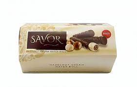 SAVOR HAZELNUT CREAM WAFER 1*9