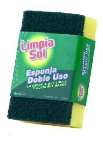 ESPONJA DOBLE USO LIMPIA SOL UND