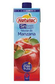 NECTAR DE MANZANA SIN AZUCAR NATULAC 1L