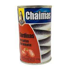 SARDINAS CHAIMAS EN SALSA DE TOMATE 170G