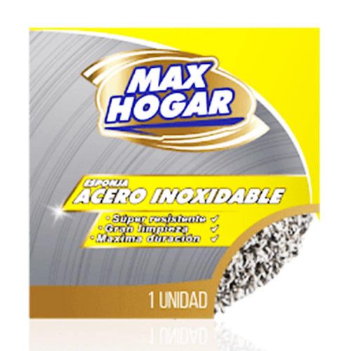 ESPONJA  ACERO INOXIDABLE MAXHOGAR