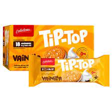 GALLETA TIP TOP VAINILLA 18UND X 16GRS C/U