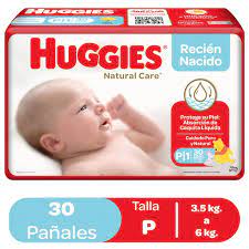 PAÑALES HUGGIES TALLA P