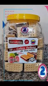 GALLETA RELLENA BOCADILLO GIANVALENTINA 50UND