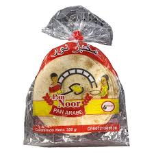 PAN ARABE NOOR TRADICIONAL 350G 6 UND