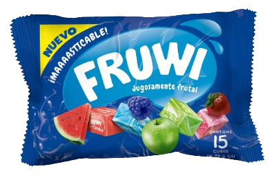 CARAMELO FRUWI SABOR FRUTAS MASTICABLES 3.5GR