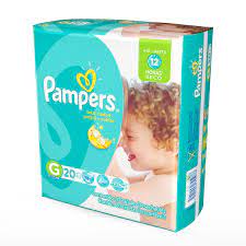 PAÑALES PAMPERS JUEGOS Y SUEÑOS G X 20