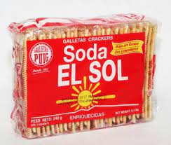 GALLETA DE SODA EL SOL 240G X24