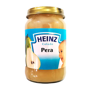 HEINZ COLADO DE PERA 186G