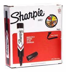 MARCADOR BISELADA MEDIO SHARPIE X12