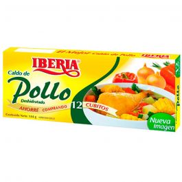 IBERIA CALDO DE POLLO X12 144 GRS