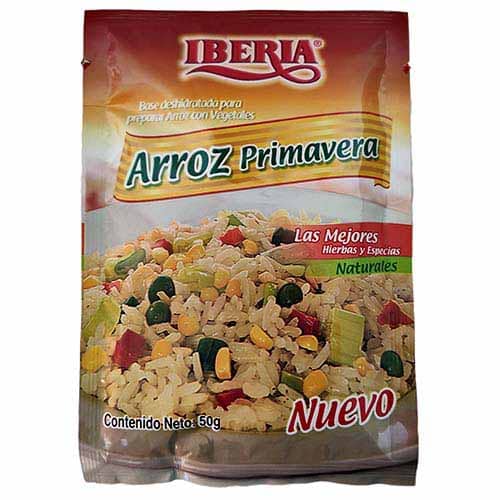 IBERIA BASE ARROZ PRIMAVERA 50G