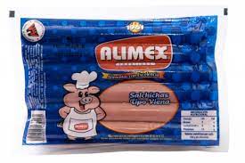 SALCHICHA VIENA ALIMEX 24 UND 800G