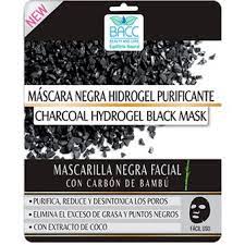 MASCARILLA FACIAL NEGRA HIDROGEL PURIFICANTE CON CARBON DE BAMBU 40G 1PC