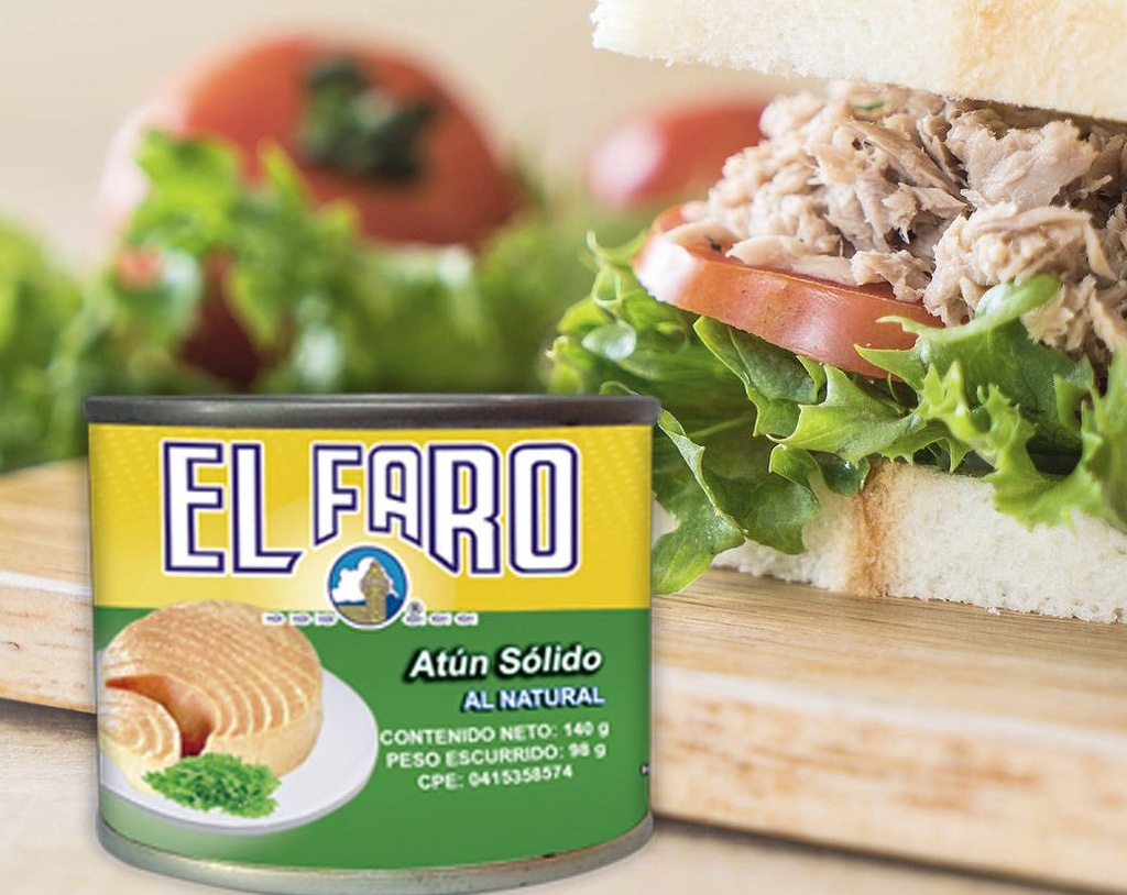 ATUN ENTERO EL FARO 140GR