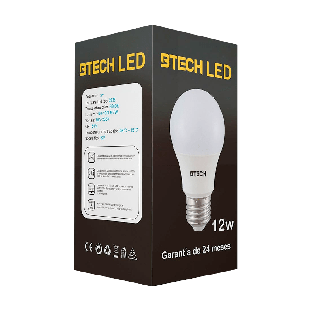 BOMBILLO BTECH LED 12W