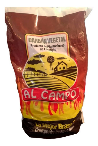 CARBON VEGETAL EL CAMPO 4,5 KG