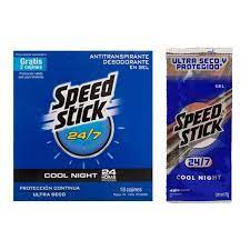 DESODORANTE GEL COOL NIGHT SPEED STICK10G