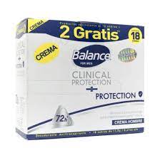 DESODORANTE BALANCE CLINICAL CREMA HOMBRE X18