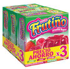 GELATINA FRUTIÑO X 3  UND