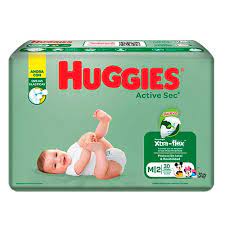 PAÑAL HUGGIES ACTIVE TALLA M X30