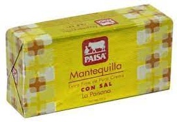 MANTEQUILLA PAISA C/SAL 500GR