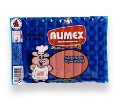 SALCHICHA VIENA ALIMEX 11 UND 250G