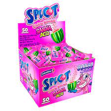 CHICLE SPLOT SANDIA ACIDO 1*50