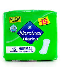 PROTECTORES DIARIOS NORMAL 15UND NOSOTRAS