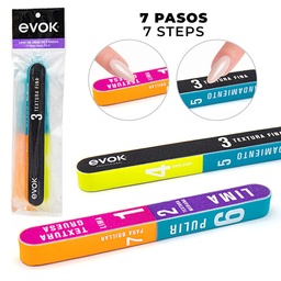 LIMA DE UÑAS 7 PASOS EVOK