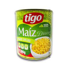 MAIZ DULCE EN GRANO TIGO 300 GR