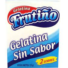 GELATINA FRUTIÑO SIN SABOR 15GRS