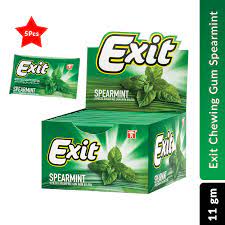 DISPLAY CHICLE STRAWBERRY/SPEARMINT EXIT 5UND