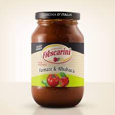 SALSA FRESCARINI TOMATE Y ALBAHACA 60G