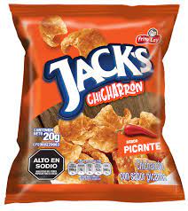 CHICHARRON JACKS PICANTE 20GR