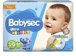 PAÑALES BABYSEC ULTRA 3G 50UND