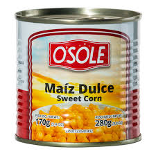 MAIZ DULCE EN GRANOS OSOLE 280GR