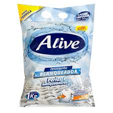 DETERGENTE BLANQUEADOR PERLAS BLANQUEADORAS ALIVE 1KG