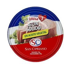 ATUN EN ACEITE VEGETAL SAN CIPRIANO 170G