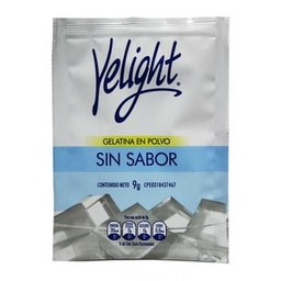 GELATINA YELIGHT SIN SABOR 9G