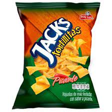 JACKS TORTILLAS PICANTE 190GR