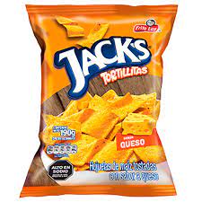 JACKS TORTILLAS QUESO 190G