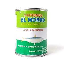 SARDINAS EL MORRO ACEITE VEGETAL 170GR