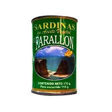 SARDINAS EL FARALLON ACEITE VEGETAL 170GR