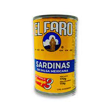 SARDINA SALSA MEXICANA EL FARO 170G